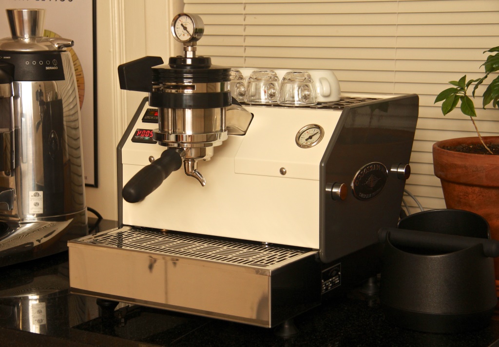 brewing coffee