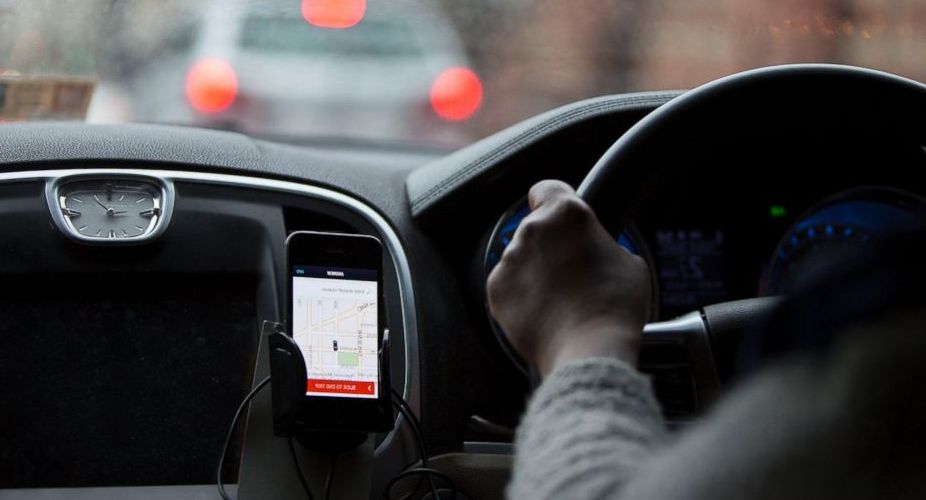 man driving