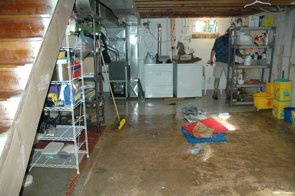 Water Damage inside house